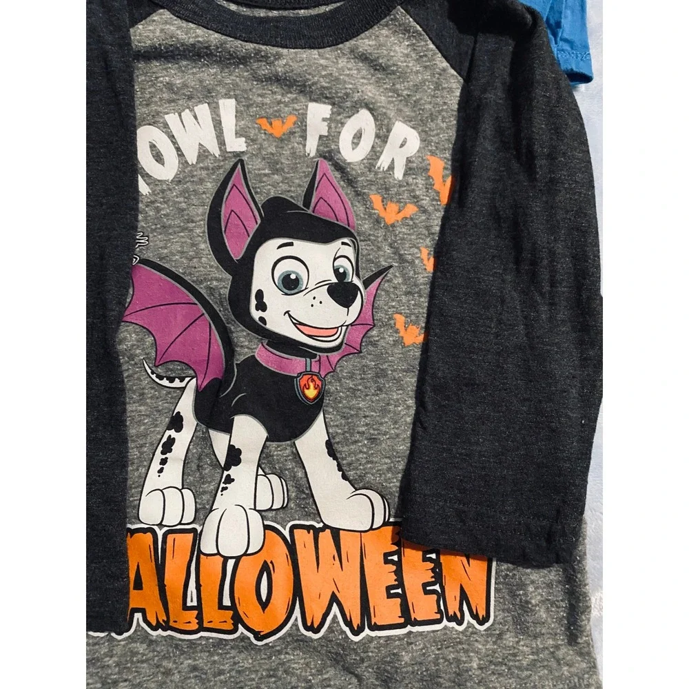 Toddler Boys 2T 3T Long Sleeve Graphic Tee Lot Carters Paw Patrol School Moose